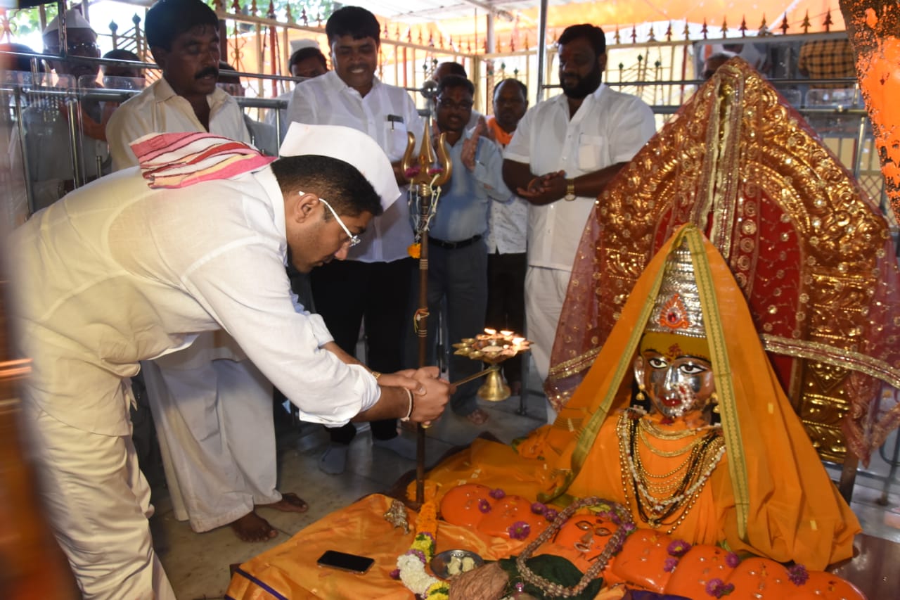 रेणुका माता मंदिर भाविकांचे श्रद्धास्थान – आ. संग्राम जगताप