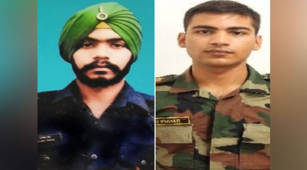 जम्मू-काश्मीर भुसुरूंग स्फोटात दोन जवान शहीद