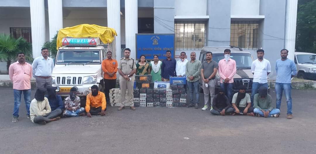 मोबाईल टॉवरची बॅटरी चोरणारे मोठे रॅकेट उघडकीस; सात आरोपी अटकेत; तिघे फरार, शोध सूरू