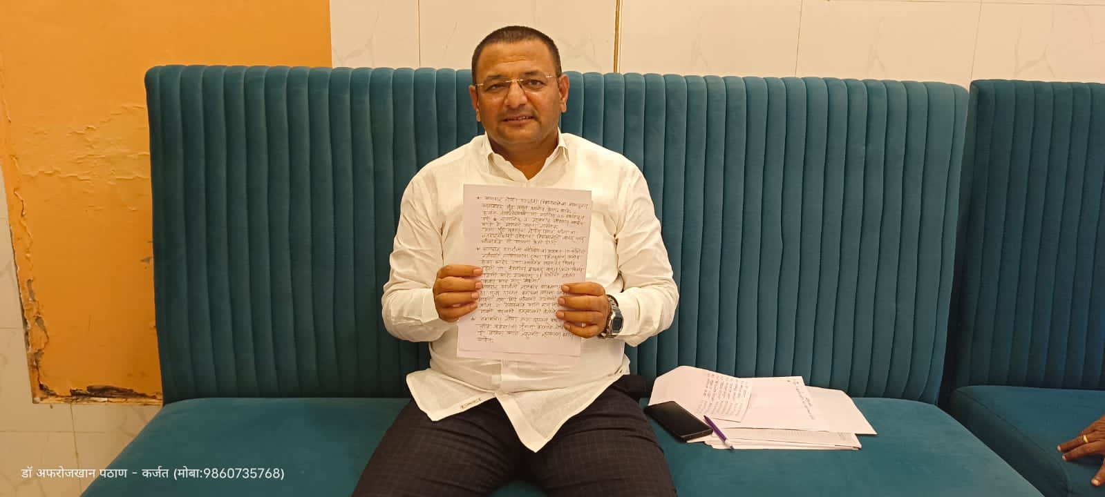 ‘मी’ राम शिंदे यांच्यासोबत असल्यामुळेच माझ्यावर खंडणीचा खोटा आरोप रोहित पवार यांनी केला