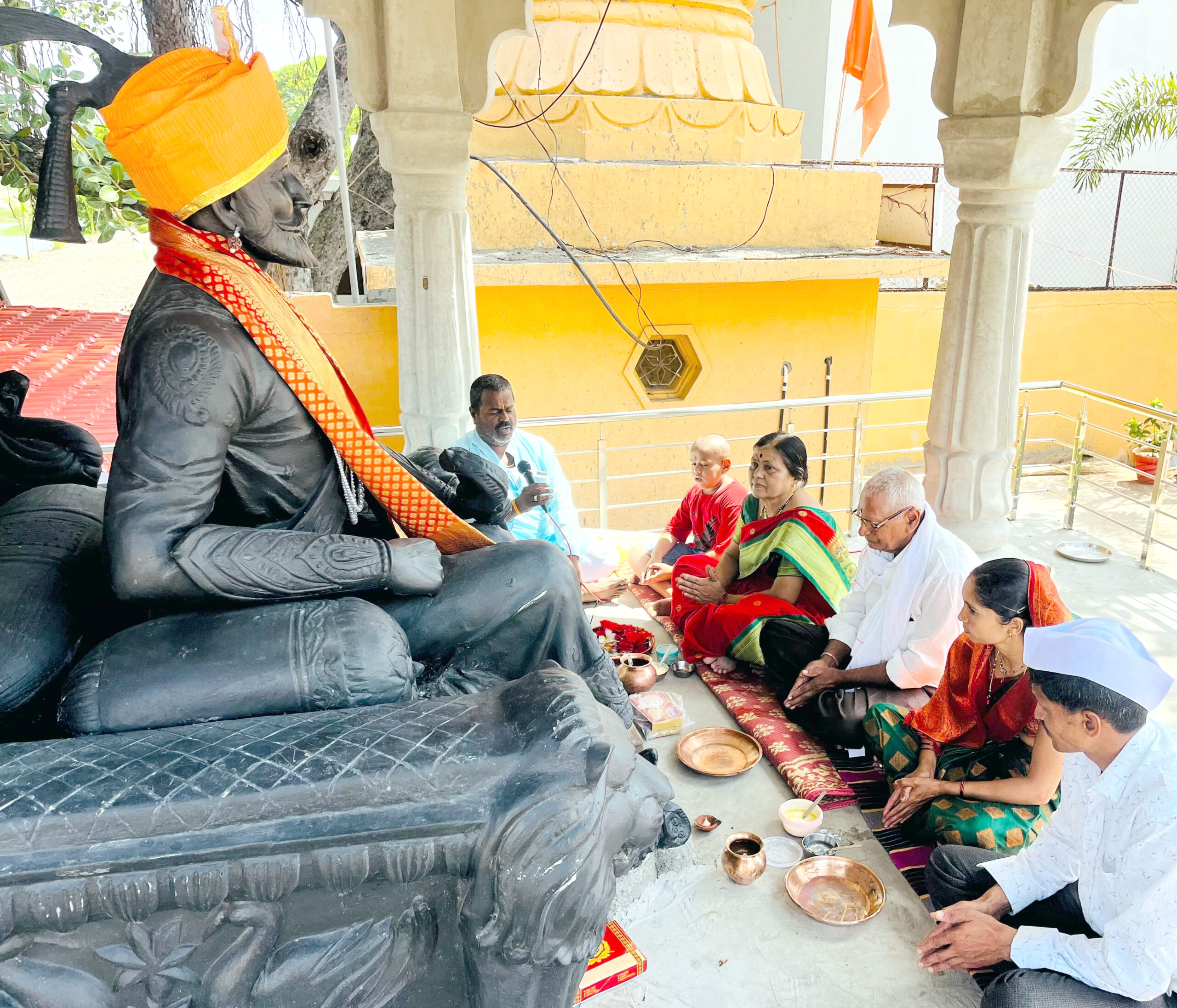 धानोरे घाटावर शिवराज्याभिषेक सोहळा उत्साहात