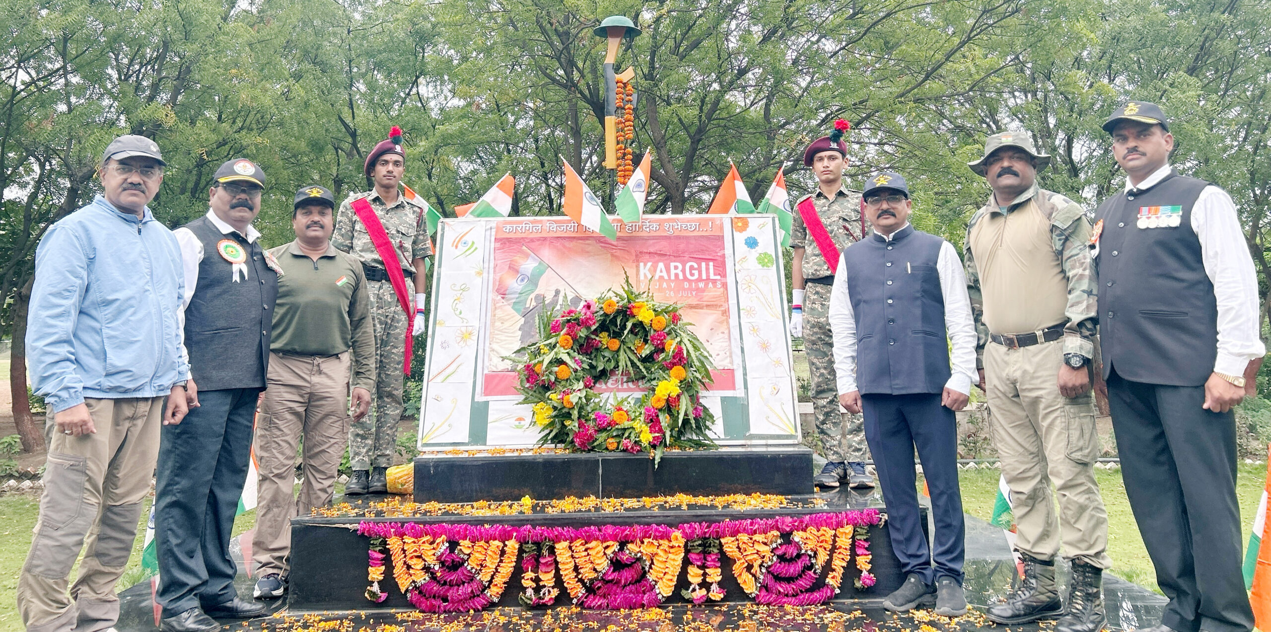 सैनिकी विद्यालयात कारगिल विजय दिन उत्साहात साजरा; शहीद जवानांना भावपूर्ण श्रद्धांजली