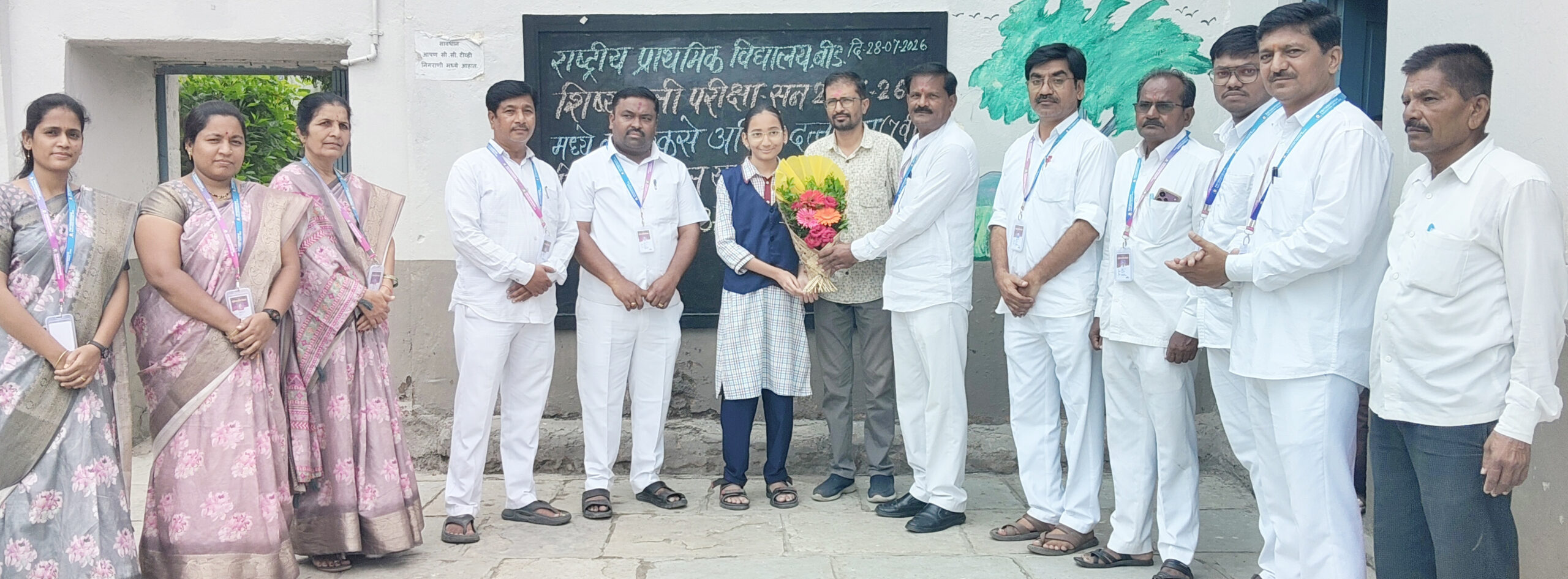 राष्ट्रीय प्राथमिक विद्यालयाची अदिती बरकसे शिष्यवृत्ती परीक्षेत चमकली