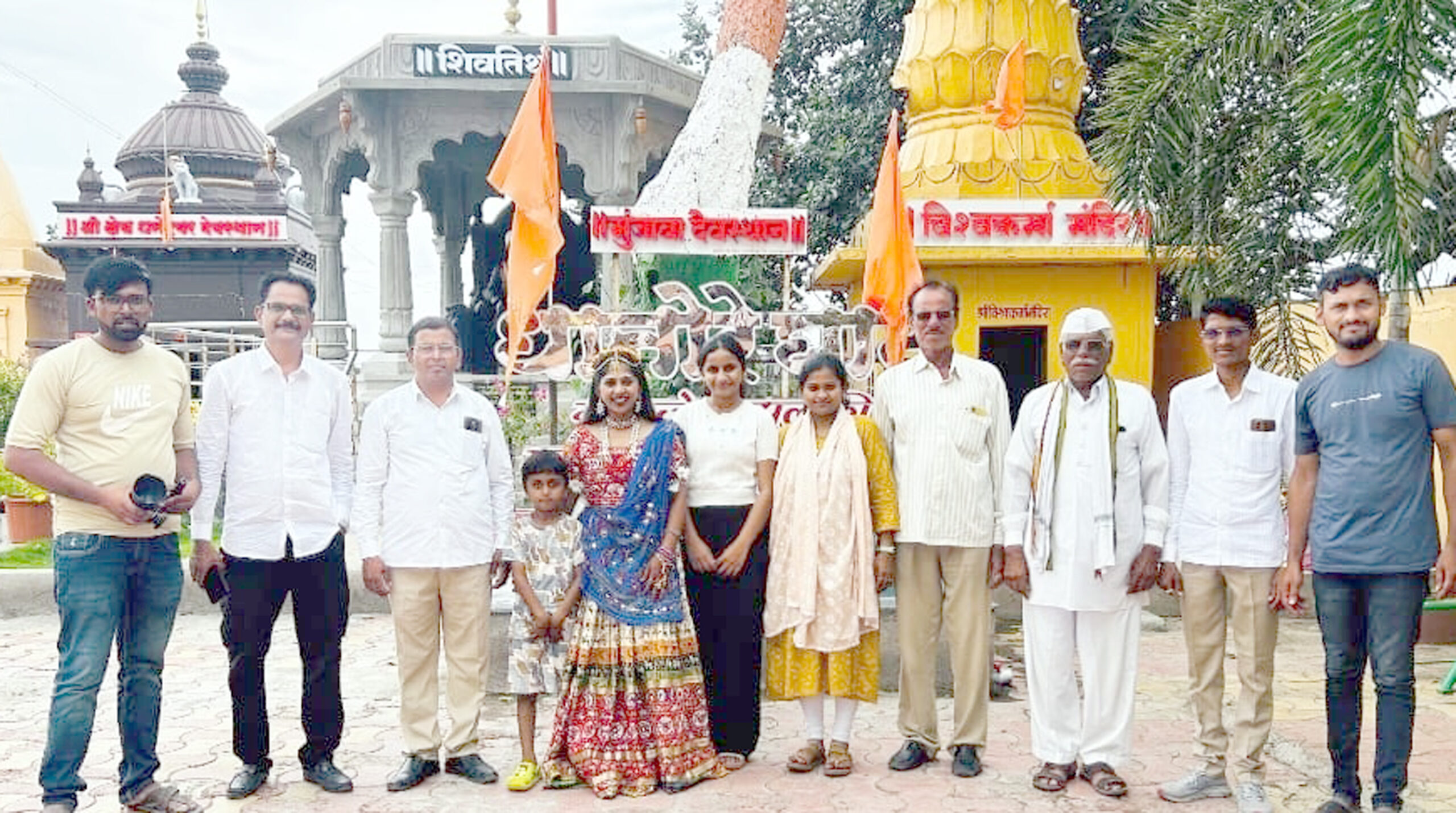 धनेश्वर देवस्थानात ‘ओ साजणा…’ धार्मिक अल्बमचे भव्य चित्रीकरण संपन्न